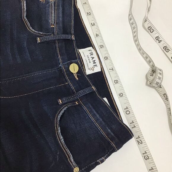 Frame Denim Le High Straight Jeans New Without Tag Size 24 - Picture 4 of 8